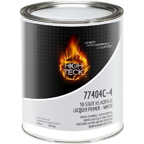 High Teck Products 77404C-4 50-State High Solids Acrylic Lacquer Primer-white-QT in Kuwait