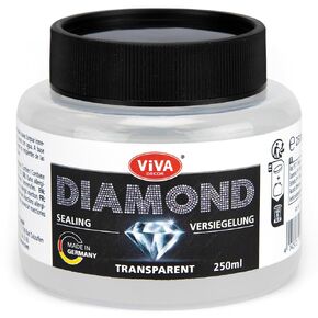 Viva Decor - Diamond Painting Sealant 8.45 fl oz for Lasting Hold and Glitter Effect, Transparent & Quick-Drying, Highly Efficient, Ideal as Diamond Painting Accessory in Saudi Arabia