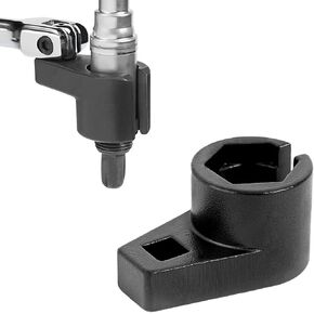 Offset Oxygen Sensor Socket, 3/8-Inch Drive by 7/8-Inch 22mm O2 Sensors Remover Preventing Damage to Wires, 6-Point Oxygen Sensor Wrench Tool Universal for Most Vehicles in Kuwait