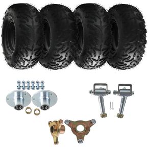 14x5.00-6 مجموعة إطارات وعجلات رباعية العجلات Go-Kart ATV مقاس 14x5.00-6 مع مغزل أمامية، ومحاور أمامية/خلفية، وإطارات بدون أنابيب ذات 3 عروات وطبقتين لعربة الدراجة الصغيرة 50cc-125cc (17T) in Kuwait