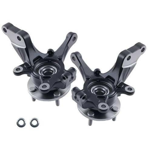 Pair Front LH and RH Wheel Bearing Hub Knuckle Assembly Compatible with Versa 13 2019 in Kuwait