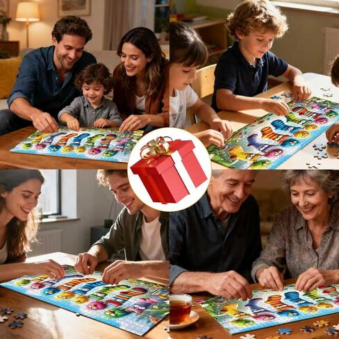 Birds Family Puzzles for Adults 1000 Pieces,Colorful Cartoon Socks 1000 Piece Puzzle for Adults,Hard Difficult and Challenging Jigsaw Puzzles Toy Games,Home Wall Decor 27.5 X 19.7inch in Saudi Arabia