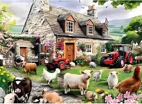 Birds Family Puzzles for Adults 1000 Pieces,Colorful Cartoon Socks 1000 Piece Puzzle for Adults,Hard Difficult and Challenging Jigsaw Puzzles Toy Games,Home Wall Decor 27.5 X 19.7inch in Saudi Arabia