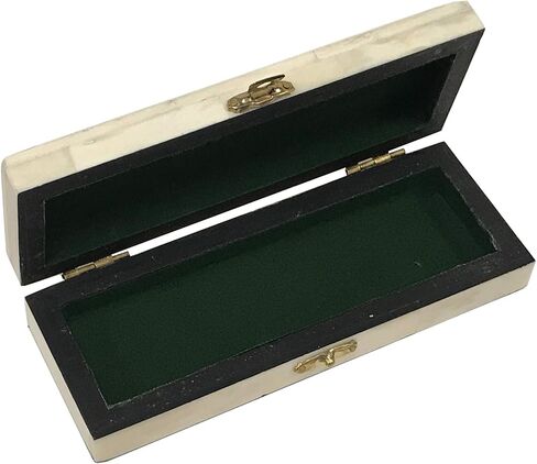 هيكل عظمي على التابوت أسود منقوش عتيق Scrimshaw Ox Bone Stamp Postage Box استنساخ عتيق، 6-1/2 بوصة × 2 1/4 بوصة × 1-1/4 بوصة in Kuwait