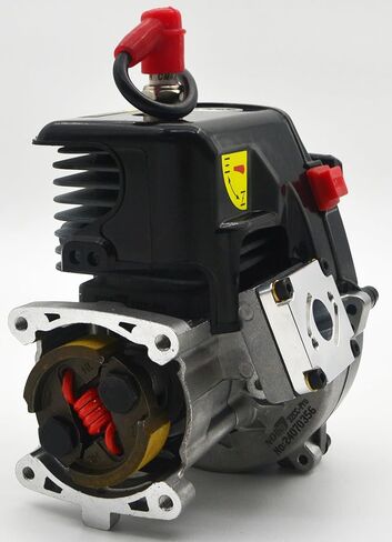 35cc Crankcase Intake 1/5 Scale 2-Stroke Gasoline RC Engine. Fit for Baja HPI Losi Redcat Rovan Compatible with All 1/5 RC car Competition Training Model in Kuwait