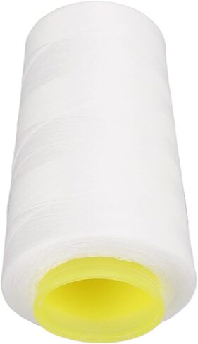 Vikye White Serger Thread مجموعة متينة من البوليستر الفاخر مكونة من 4 قطع لتطريز اللحف والخياطة، لعشاق الصناعة اليدوية in Kuwait