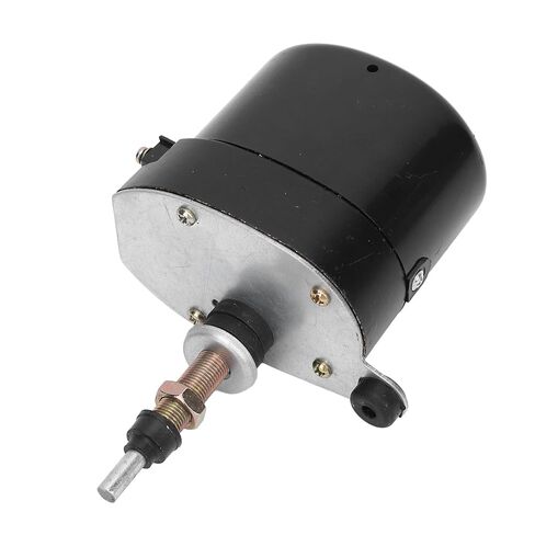 Cosiki 12V Wiper Motor, Long Shaft 105 Degree Angle Metal Replacement for Tractor, with Enhanced Performance for 207 307 in Kuwait