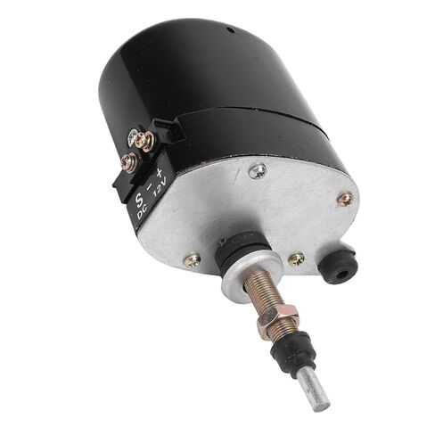 Cosiki 12V Wiper Motor, Long Shaft 105 Degree Angle Metal Replacement for Tractor, with Enhanced Performance for 207 307 in Kuwait