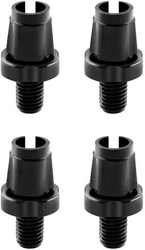 Silver 4-piece Set M10x26x10mm Bicycle Brake Cable Adjustment and Positioning, Aluminum Alloy Adjuster Screw for Mountain and Road Bikes in Saudi Arabia