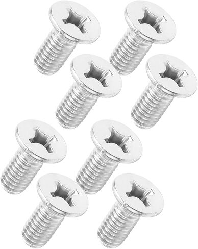 8PCS Automotive Screw,Brake Rotor Retaining Screw,Stainless Steel Brake Disc Rotor Screws,Rotors Safety Bolts for Front and Rear,Suitable for Most Car Models,Replacement for OEM 93600-06014-0H in Kuwait