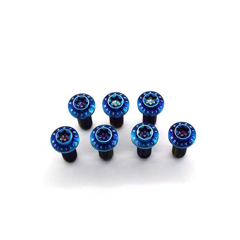 Arashi 10 Pcs M8x22mm Titanium Alloy Front Brake Disc Rotors Mounting Bolts Screws for S1000RR S1000R R1100S R1150RT HP2 K1200S R Nine T R1200RT K1300S K1600GT, Blue in Kuwait