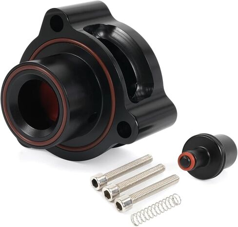 T9451/BOV113-BK صمام تفجير الألومنيوم VTA DV + مجموعة مهايئ متوافق مع Audi A4 A5 Q5 TT S3 TTS Volkswagen Golf GTI Jetta Passat 2004-2020 in Kuwait