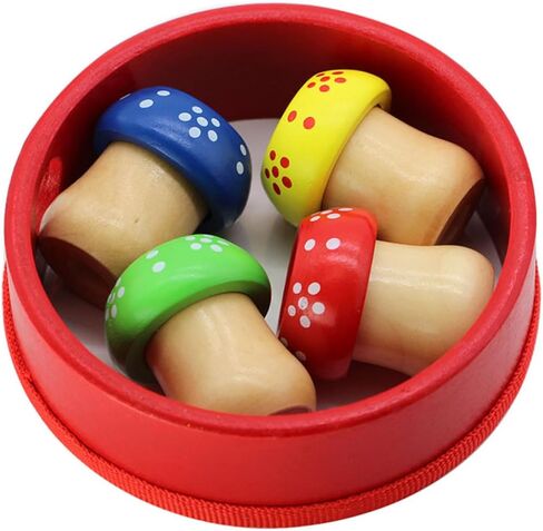 GALPADA Creative Kaleidoscope Mushroom for Educational Developmental with Lens Stimulates Imagination and Exploration Color in Kuwait