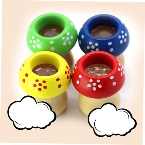 GALPADA Creative Kaleidoscope Mushroom for Educational Developmental with Lens Stimulates Imagination and Exploration Color in Kuwait