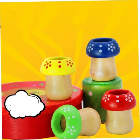 GALPADA Creative Kaleidoscope Mushroom for Educational Developmental with Lens Stimulates Imagination and Exploration Color in Kuwait
