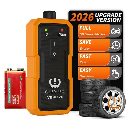 TPMS Relearn Tool for GM Tire Sensor, EL-50448 Upgraded Version, Auto Tire Monitoring System Activation Reset Tool, Tire Sensor Reset Tool, TPMS Activation Tool for More GM Series Vehicles 2006-2026 in Kuwait