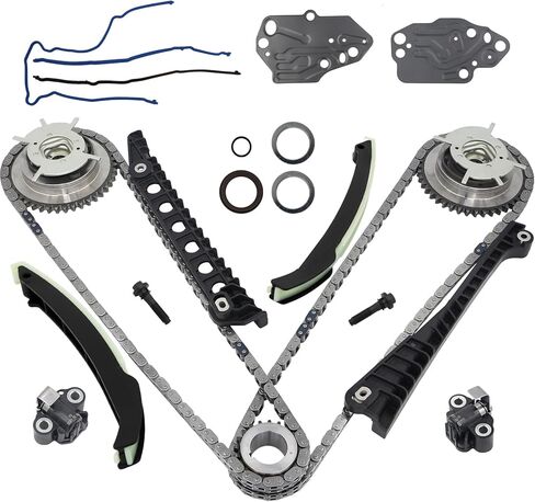مجموعة سلسلة التوقيت 5.4 3 فولت مع كاميرا فيزر 3R2Z6A257DA تناسب 2004-2008 Ford F150 5.4L، 2005-2008 Ford Expedition، 2005-2008 Ford F250، F350، 2005-2008 Lincoln Navigator، 2006-2007 Lincoln Mark in Kuwait