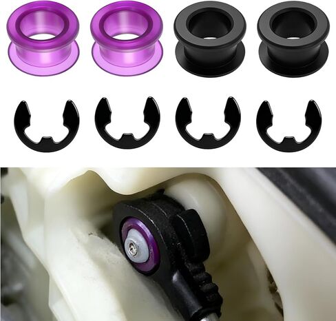 Dirvcp​ Shift Linkage Bushing & Clip Kit (2PCS) - بديل عالمي لتويوتا، جيب، شيفروليه، ساتورن، بونتياك، يناسب OEM 33835-08010، مجموعة أدوات الإصلاح in Kuwait