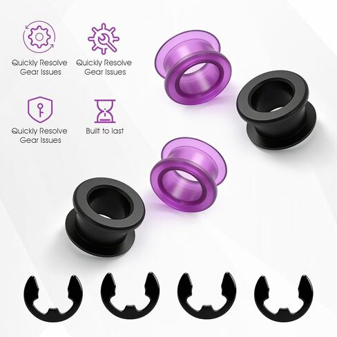 Dirvcp​ Shift Linkage Bushing & Clip Kit (2PCS) - بديل عالمي لتويوتا، جيب، شيفروليه، ساتورن، بونتياك، يناسب OEM 33835-08010، مجموعة أدوات الإصلاح in Kuwait