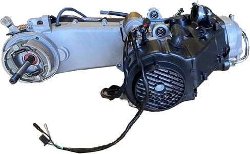 X-PRO 150cc Long Case 4-stroke GY6 Air cooled Moped Scooter Engine with CVT Automatic Transmission, Electric/Kick Start in Kuwait
