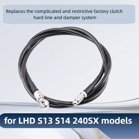 مجموعة خط القابض مناسبة لـ 1988-1994 Nissan Silvia S13 240SX (LHD)، لـ 1993-1999 Nissan S14 240SX (LHD)، الفولاذ المقاوم للصدأ المضفر مع بطانة داخلية PTFE in Kuwait