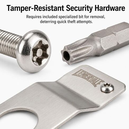 Tailgate Lock Anti-Theft Protector for 2024+ Toyota Tacoma - Stainless Steel Truck Bed Security Hinge Bracket, No Drill Installation in Kuwait