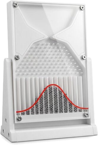 12 * 18cm Galton Board, Physics Lab Teaching Tool, Normal Distribution Mathematical Model, Desk, Inspire Curiosity, for Educators Students Black in Kuwait