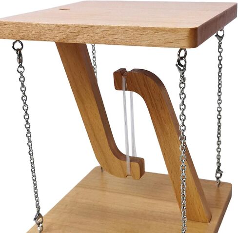 Qianly Tensegrity Tabletop Ornament Tensegrity Shelf Experiment Toy Wooden Structure Speaker Holder Plant Stand Suitable for Kids Children Learning in Kuwait