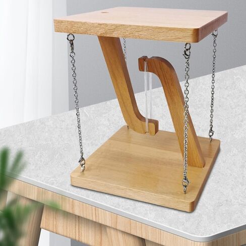 Qianly Tensegrity Tabletop Ornament Tensegrity Shelf Experiment Toy Wooden Structure Speaker Holder Plant Stand Suitable for Kids Children Learning in Kuwait