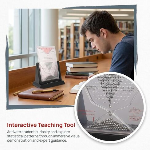 Galton Board Desk,galton Board Probability Demonstration Model with Bell Curve,Physics Lab Teaching Tool, for Physics and Education in Kuwait