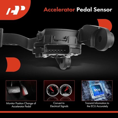 A-Premium Accelerator Pedal with Position Sensor Assembly Compatible with Hyundai Accent 2011-2017 & Kia Rio 2012-2017 in Kuwait