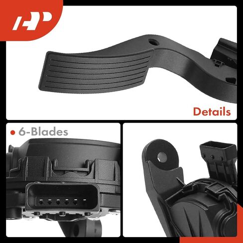 A-Premium Accelerator Pedal with Position Sensor Assembly Compatible with Hyundai Accent 2011-2017 & Kia Rio 2012-2017 in Kuwait