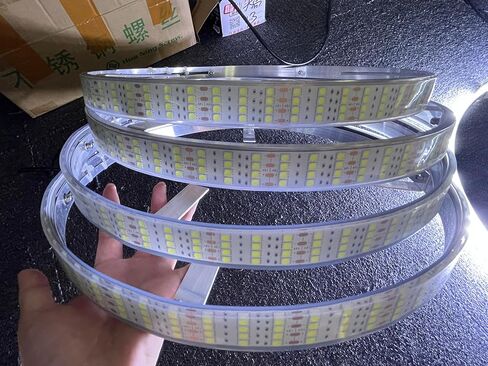 Super Bright Wheel Lights 4 row 6000K White Strobe LED Rim Light 17.5 inch wheel Covers Set of 4 for Truck Lights in Kuwait