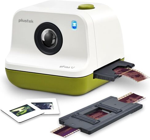 Plustek eFilm V - Slide & Negative Scanners, Quickly Convert 35mm / 110 / APS to Digital - Supports Mac and Windows OS in Kuwait