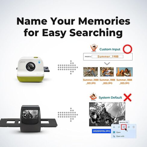 Plustek eFilm V - Slide & Negative Scanners, Quickly Convert 35mm / 110 / APS to Digital - Supports Mac and Windows OS in Kuwait