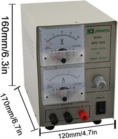 HOTSTORE Platinum Silver Gold Plating Machine,3A Jewelry Plater Electroplating Processing Tools Electroplating Machine with Voltage Regulation Function for Platinum Gold Silver Plating in Kuwait