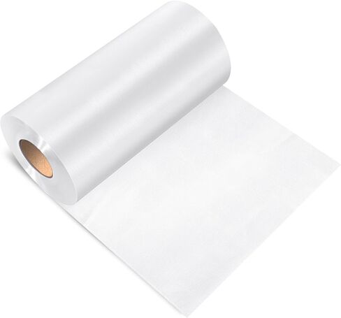 Peryiter 1 Roll 8.5" x 100 yd Clear Wash Away Water Soluble Embroidery Stabilizer 25μm Topping Film Stabilizer for Embroidery Lightweight Sewing Stabilizers for Hand Sewing Machine in Kuwait