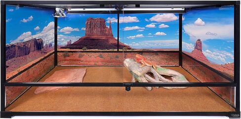 Carolina Custom Cages Terrarium, Tall Extra-Long 48Lx18Dx24H, Easy Assembly in Kuwait