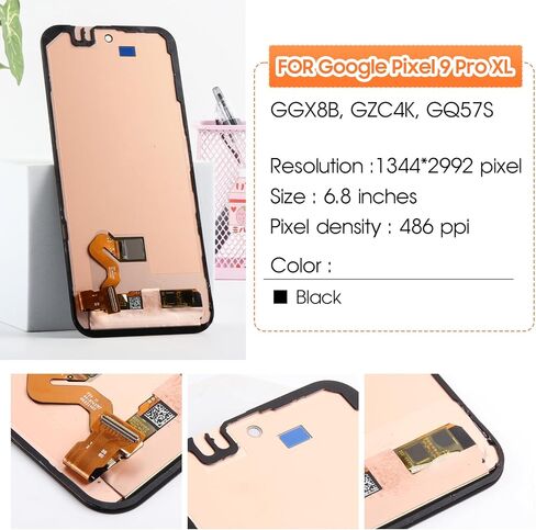 Screen for LG K51 Screen Replacement for LG K500 LCD Screen K500UM,K500KM,K500MM,LMK500MM Touch Display Digitizer Assembly Repair Parts（Black Not Fit K51S in Saudi Arabia