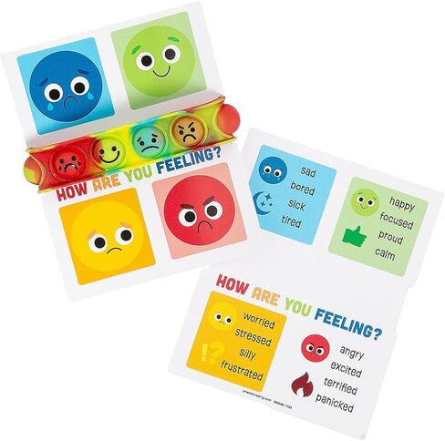 Fun Express Social Emotional Learning Bracelets on Card - 24 Pc in Kuwait