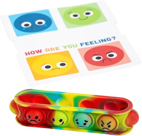 Fun Express Social Emotional Learning Bracelets on Card - 24 Pc in Kuwait