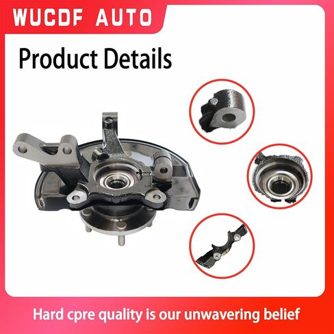 698411 698410 Front Steering Knuckles and Wheel Bearing Hub Assembly for Dodge Caliber 2007-2012, for Jeep Compass 2007-2017,for Patriot 2007-2017,Left Driver and Right Passenger Side in Kuwait