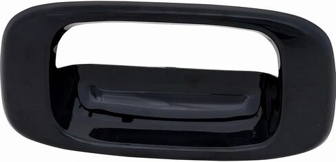 HEADLIGHTSDEPOT إطار مقبض الباب الخلفي متوافق مع شيفروليه سيلفرادو 1500 - أسود/طلاء مطابق - GM1916109 in Kuwait