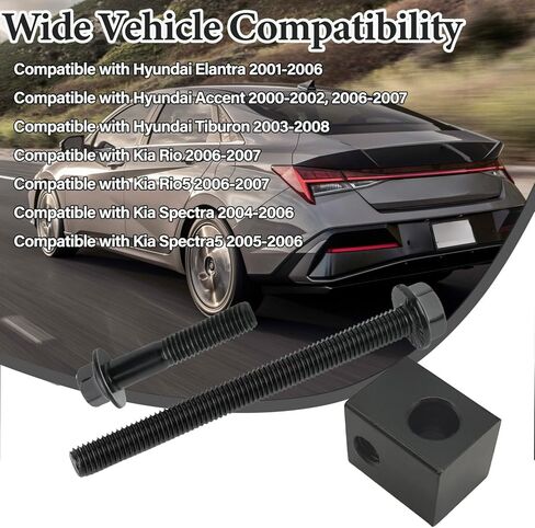 طقم ضبط بكرة مضخة المولد، متوافق مع Hyundai Elantra Accent Tiburon، متوافق مع Kia Spectra Rio Rio5 استبدال # 37463-33000 37462-22000 37471-24000 صامولة تثبيت كتلة الضبط in Kuwait