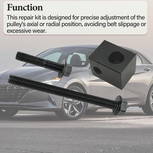 طقم ضبط بكرة مضخة المولد، متوافق مع Hyundai Elantra Accent Tiburon، متوافق مع Kia Spectra Rio Rio5 استبدال # 37463-33000 37462-22000 37471-24000 صامولة تثبيت كتلة الضبط in Kuwait