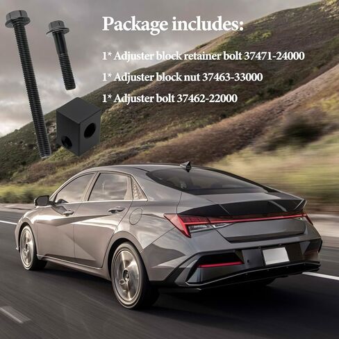 طقم ضبط بكرة مضخة المولد، متوافق مع Hyundai Elantra Accent Tiburon، متوافق مع Kia Spectra Rio Rio5 استبدال # 37463-33000 37462-22000 37471-24000 صامولة تثبيت كتلة الضبط in Kuwait