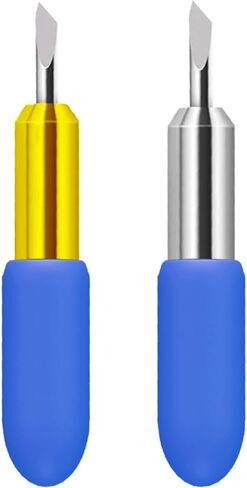 2 Pack Replacement Cutting Blades for Cricut Joy/2/Xtra, Vinyl Fabric Carbide Standard Blade Cut a Wide Variety of Materials in Kuwait