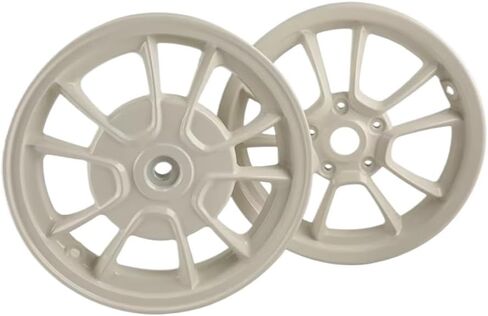 Aluminum Front And Rear Wheel Rim Compatible With 150 Sprint 150 50 S Motorcycle Scooter(WHITE) in Kuwait