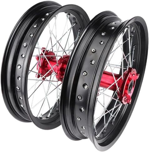 مجموعة عجلات دراجة نارية 3.50x17 4.25x17 إطارات من الألومنيوم متوافقة مع EXC EXC-E SX SX-F XCW 150 200 250 300 350 450 2003-2018 in Kuwait