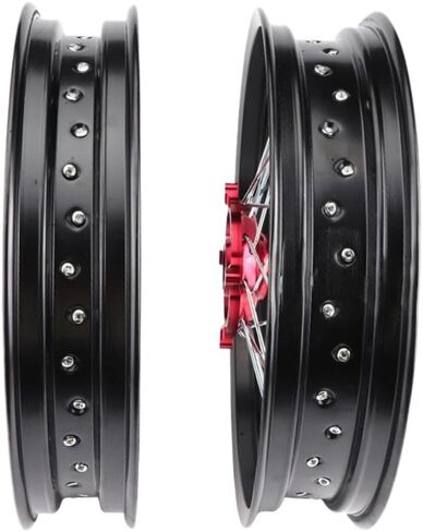 مجموعة عجلات دراجة نارية 3.50x17 4.25x17 إطارات من الألومنيوم متوافقة مع EXC EXC-E SX SX-F XCW 150 200 250 300 350 450 2003-2018 in Kuwait